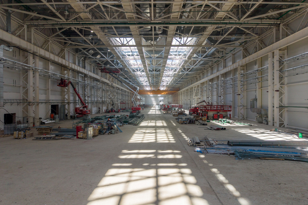 корпус для формирования компонентов кузова (внутри)